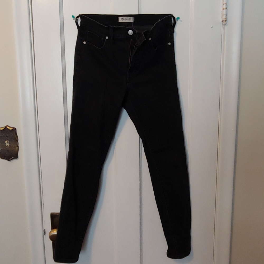 Madewell 9" high rise skinny jeans